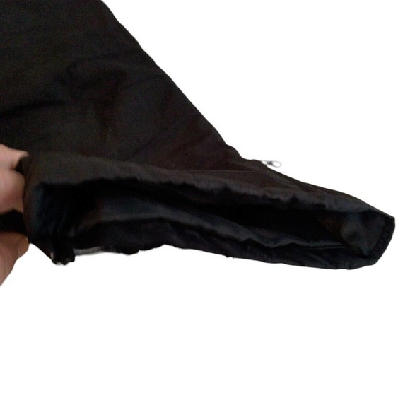 Lands End Kids Sz 5 Black Winter Outdoor Snow Pants Grow A Longs Leg Ankle Zip - Picture 6 of 6